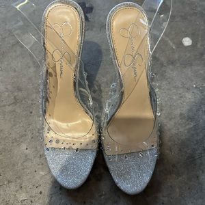 Jessica Simpson sparkly heels